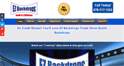 Desktop Screenshot of ezbackdrops.com